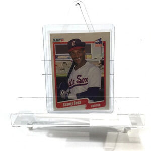 1990 Fleer Sammie Sosa Rookie Baseball Card #548